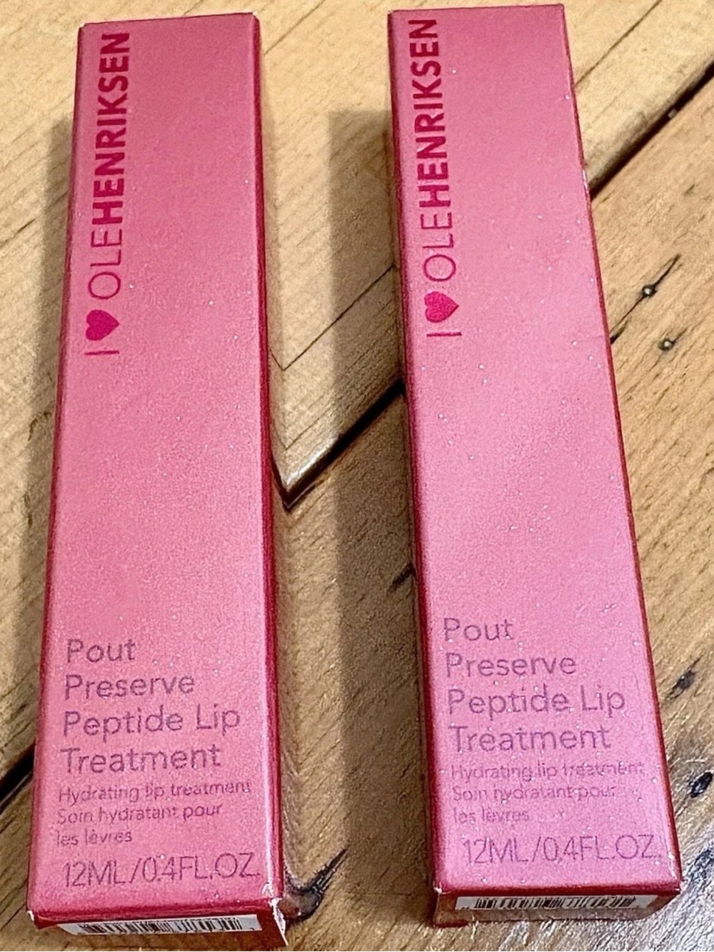 NIB - 2 OLE HENRIKSEN Pout Preserve Peptide Lip Treatment - Ligonberry Jam - Picture 4 of 7